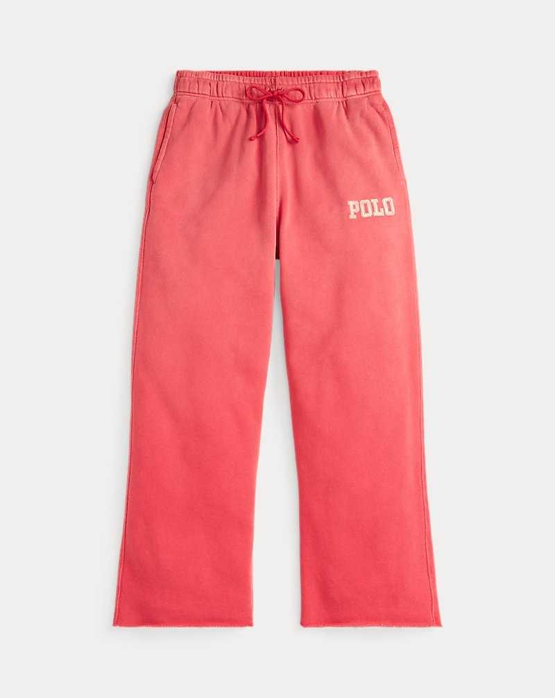 Pantalones Ralph Lauren Logo Fleece Athletic Mujer Rojos | LKVJUHB-71 - vista 2