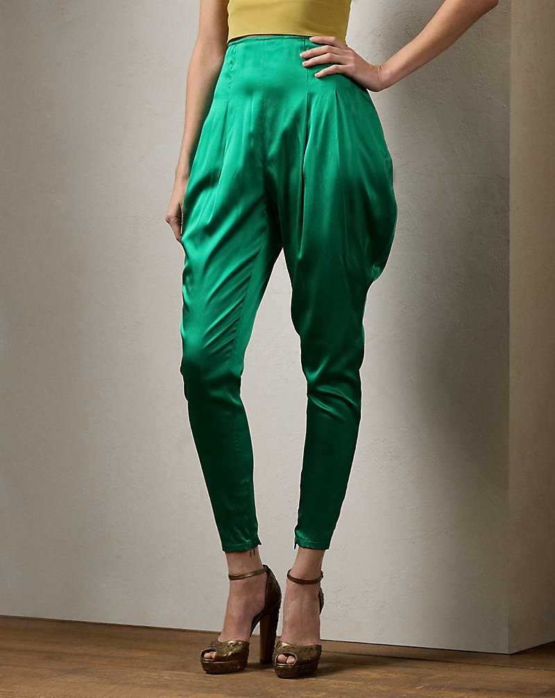 Pantalones Ralph Lauren Malti Stretch Charmeuse Jodhpur Mujer | QHEYGKZ-59 - vista 3