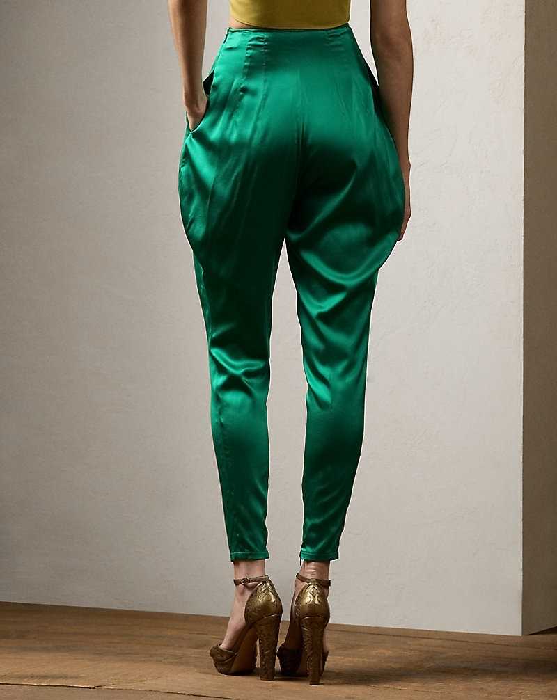 Pantalones Ralph Lauren Malti Stretch Charmeuse Jodhpur Mujer | QHEYGKZ-59 - vista 4