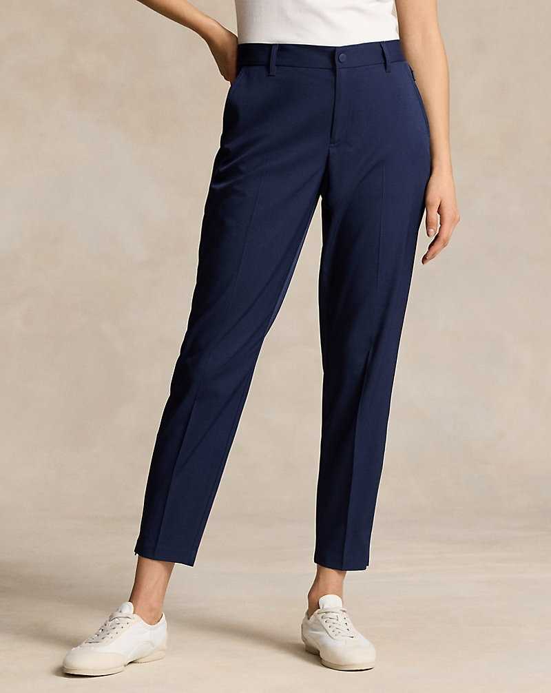 Pantalones Ralph Lauren Performance 5-Pocket Stretch Twill Mujer Azul Marino | YIPGFHX-39 - vista 3