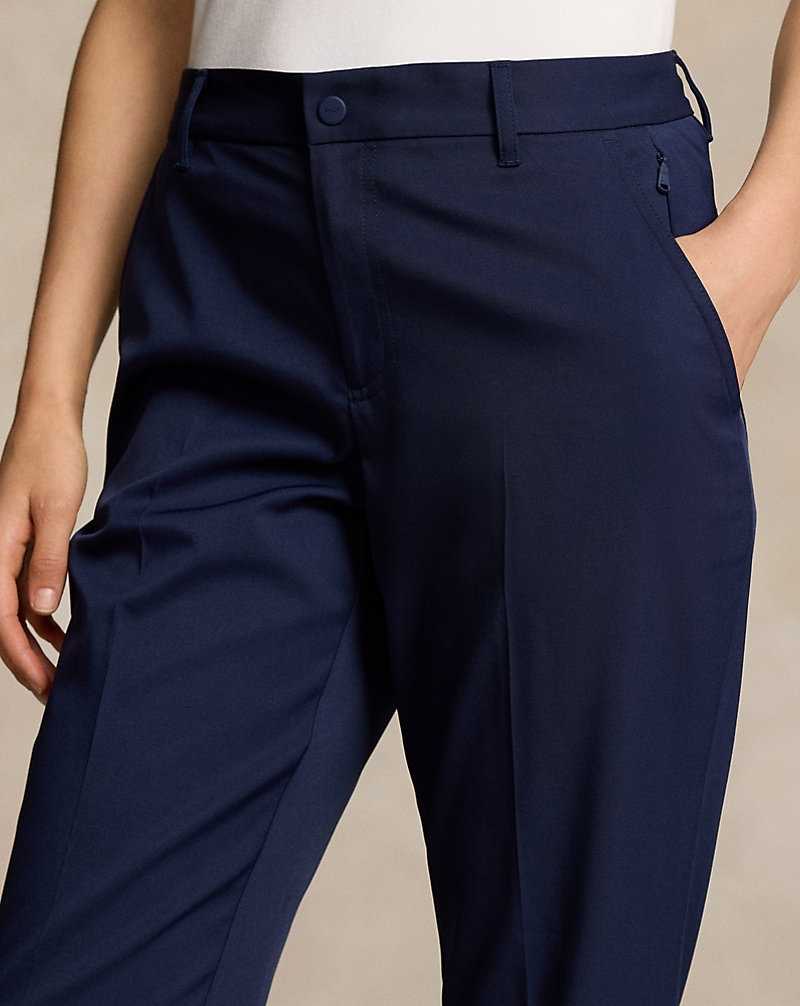Pantalones Ralph Lauren Performance 5-Pocket Stretch Twill Mujer Azul Marino | YIPGFHX-39 - vista 5
