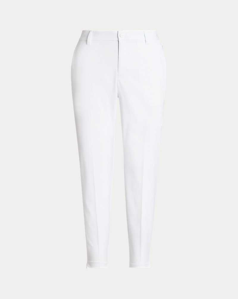 Pantalones Ralph Lauren Performance 5-Pocket Stretch Twill Mujer Blancos | IAURXGT-12 - vista 2