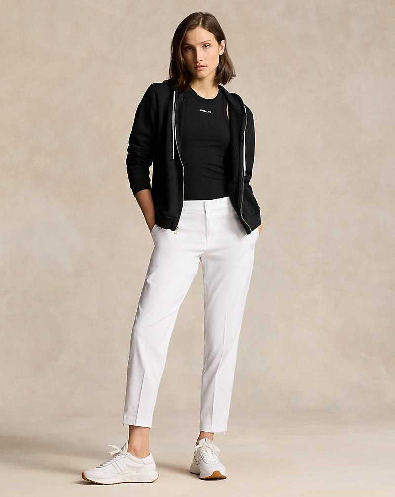 Pantalones Ralph Lauren Performance 5-Pocket Stretch Twill Mujer Blancos | IAURXGT-12 - vista 1