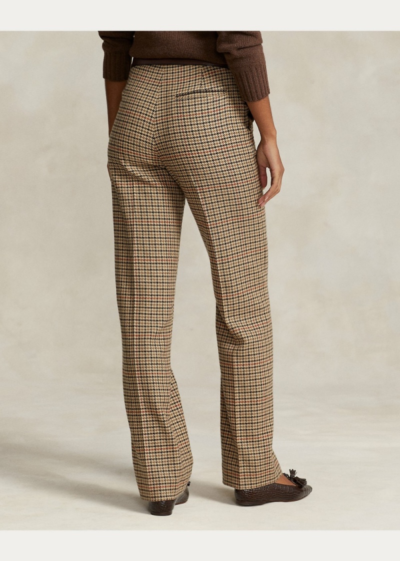 Pantalones Plaid Tweed Directo-Leg Pant Mujer Multicolor | PKQY06784 - vista 4