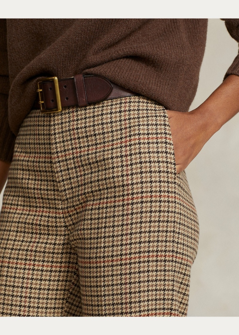 Pantalones Plaid Tweed Directo-Leg Pant Mujer Multicolor | PKQY06784 - vista 5