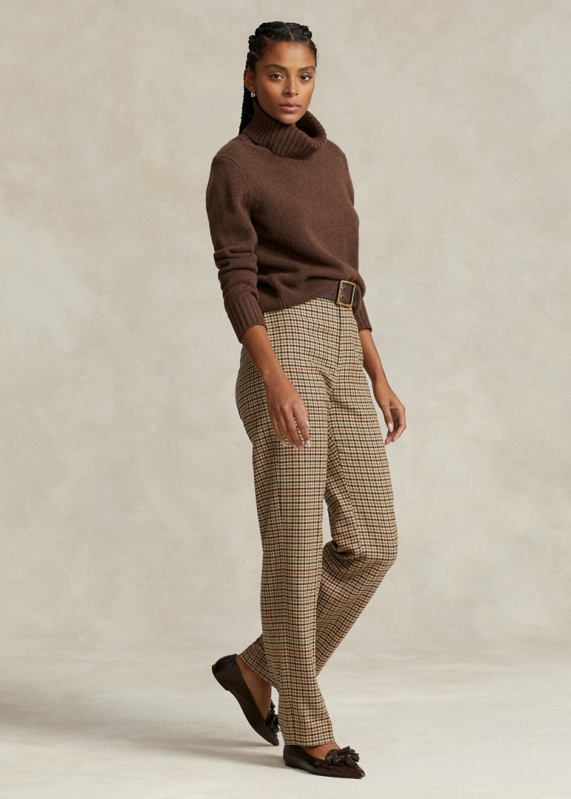 Pantalones Plaid Tweed Directo-Leg Pant Mujer Multicolor | PKQY06784 - vista 1