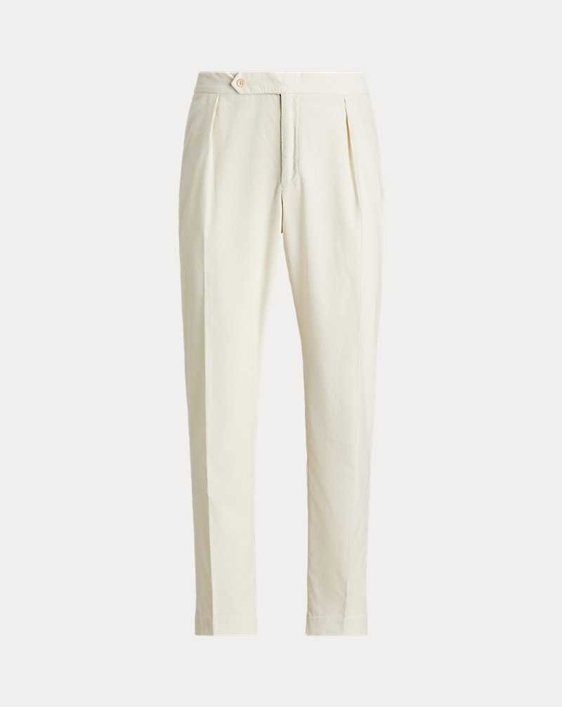 Pantalones Ralph Lauren Pleated Stretch Corduroy Hombre Classic Stone | LUJZWAH-05 - vista 2