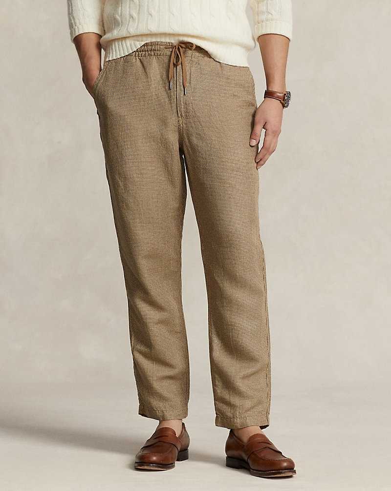 Pantalones Ralph Lauren Prepster Classic Fit Twill Hombre Marrom | YWPXZEB-85 - vista 3