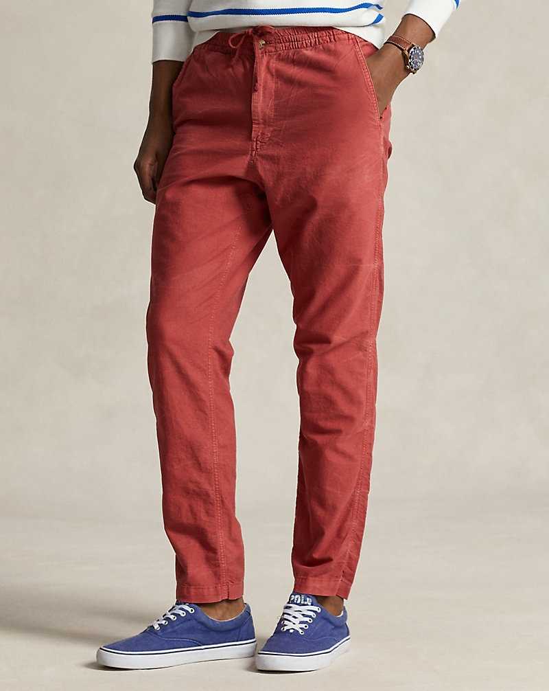 Pantalones Ralph Lauren Prepster Classic Fit Oxford Hombre Chili Pepper | VWZLNXB-15 - vista 3