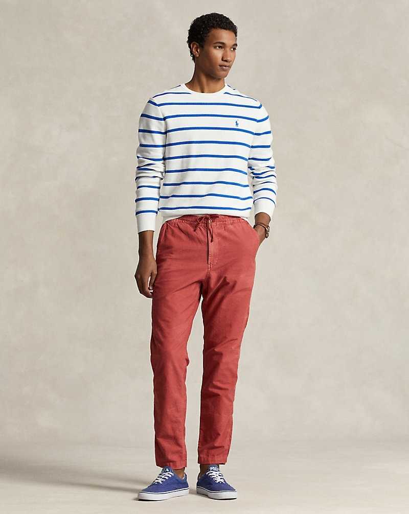 Pantalones Ralph Lauren Prepster Classic Fit Oxford Hombre Chili Pepper | VWZLNXB-15 - vista 1
