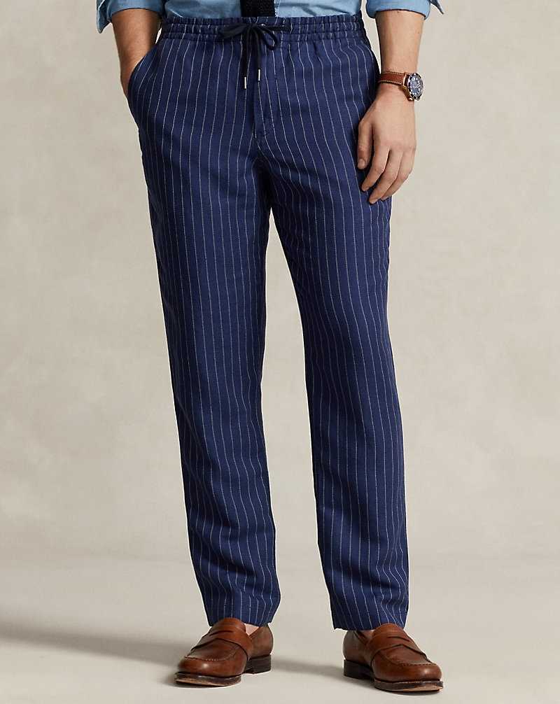 Pantalones Ralph Lauren Prepster Classic Fit Twill Hombre Azul Marino | HVKNEUB-64 - vista 3