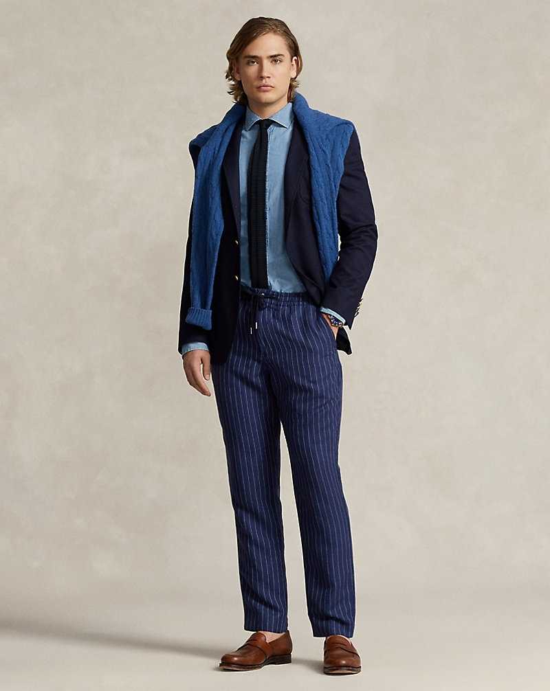 Pantalones Ralph Lauren Prepster Classic Fit Twill Hombre Azul Marino | HVKNEUB-64 - vista 1