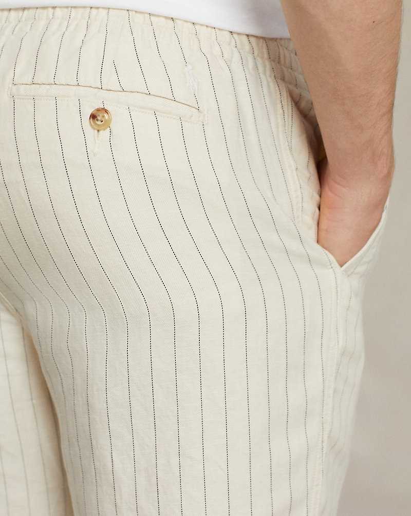 Pantalones Ralph Lauren Prepster Classic Fit Twill Hombre Creme | ECSWTMN-25 - vista 5