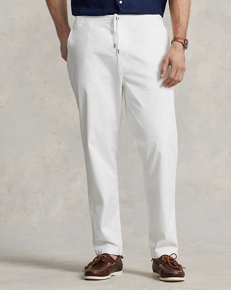 Pantalones Ralph Lauren Prepster Stretch Classic Fit Hombre Blancos | BQGWDOT-40 - vista 3