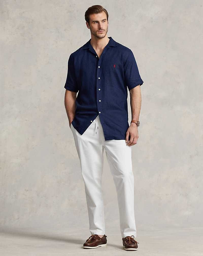 Pantalones Ralph Lauren Prepster Stretch Classic Fit Hombre Blancos | BQGWDOT-40 - vista 1