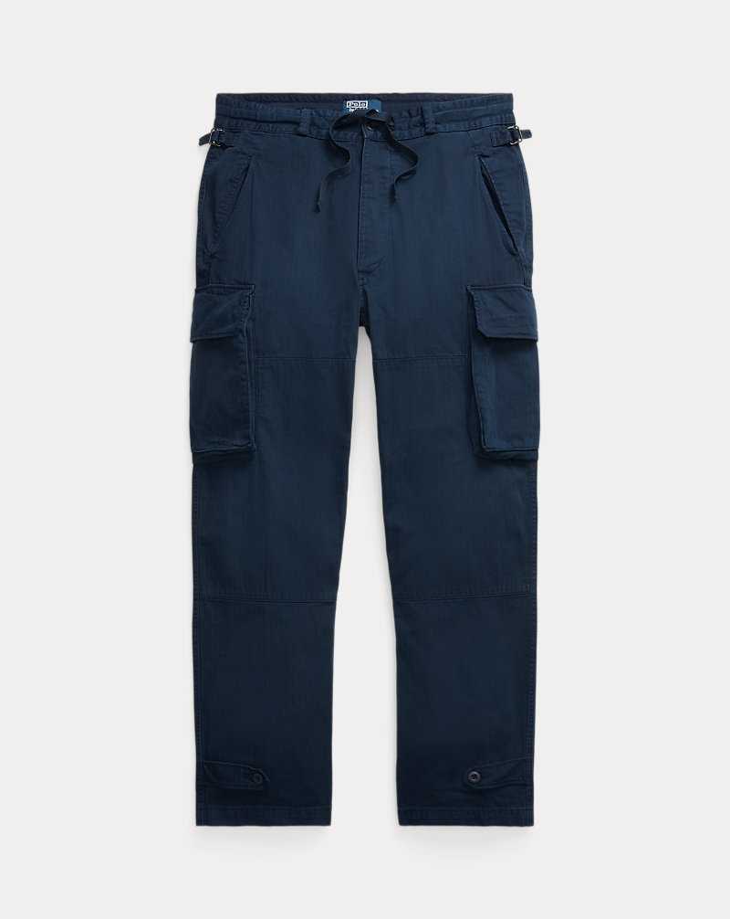Pantalones Ralph Lauren Relaxed Fit Herringbone Cargo Hombre Ink | TUNSDXP-54 - vista 2