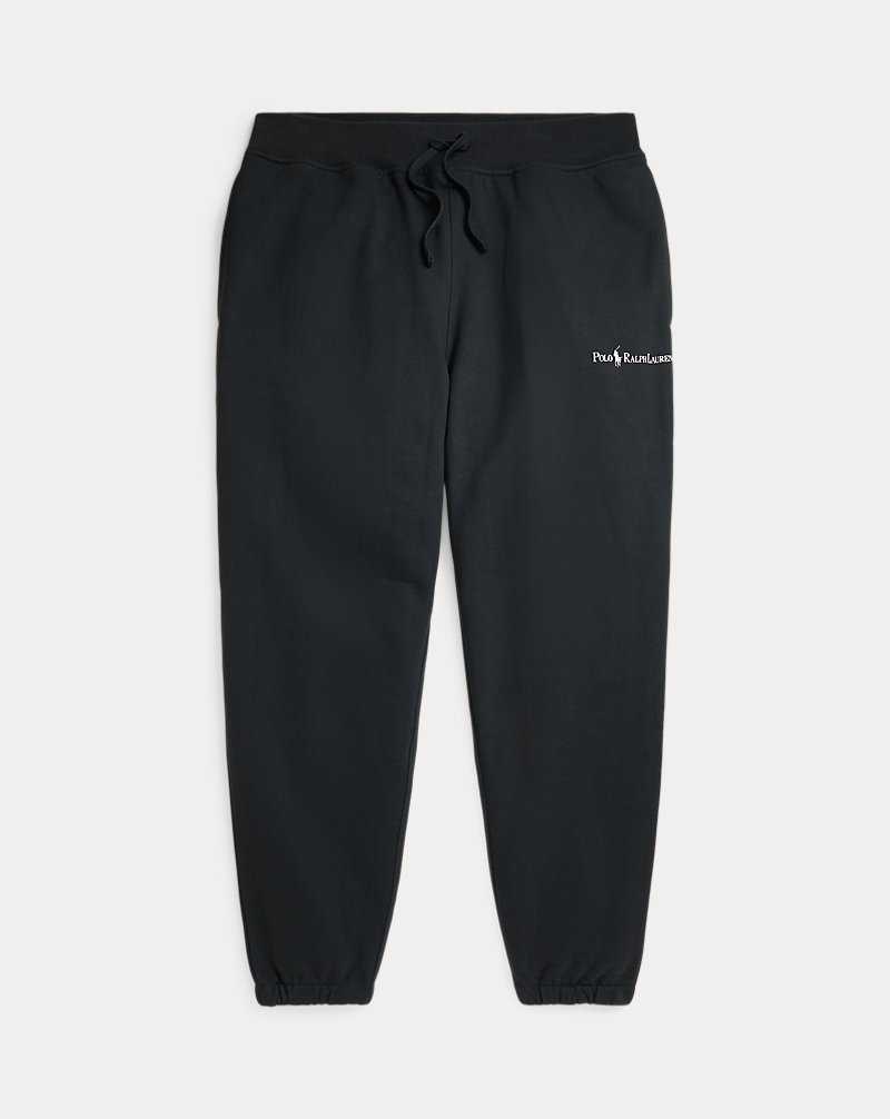 Pantalones Ralph Lauren Relaxed Fit Logo Fleece Bottom Hombre Negros | TGNBLEU-67 - vista 2