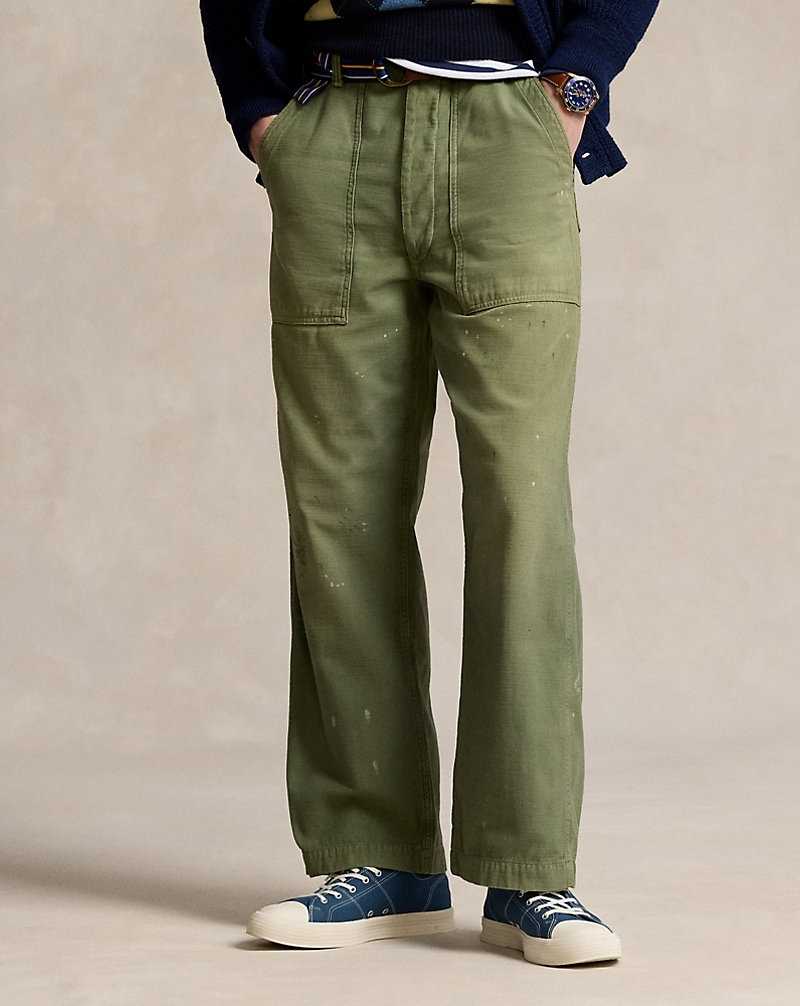Pantalones Ralph Lauren Relaxed Fit Reverse-Sateen Hombre Arrandale | RDHYEWS-72 - vista 3