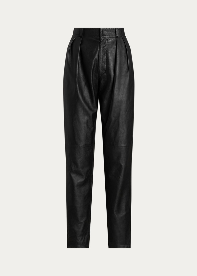 Pantalones Rogers Lambskin Mujer Negros | RKNV34602 - vista 2