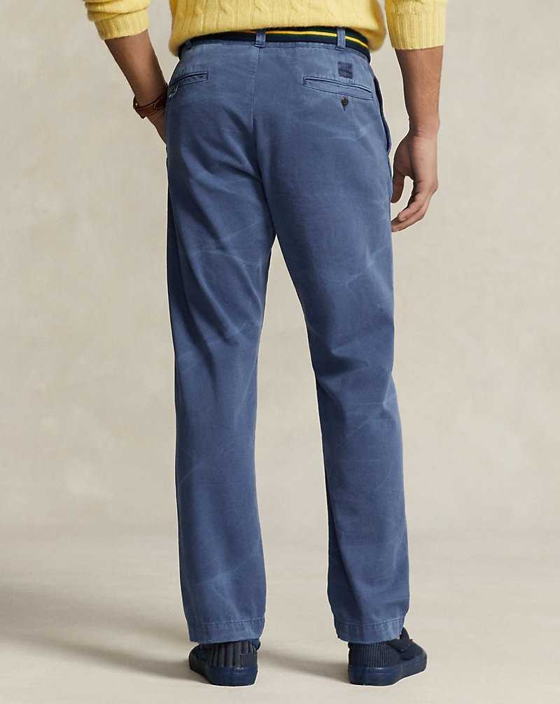 Pantalones Ralph Lauren Salinger Straight Fit Chino Hombre Azul Rey | KNVEAUY-61 - vista 4