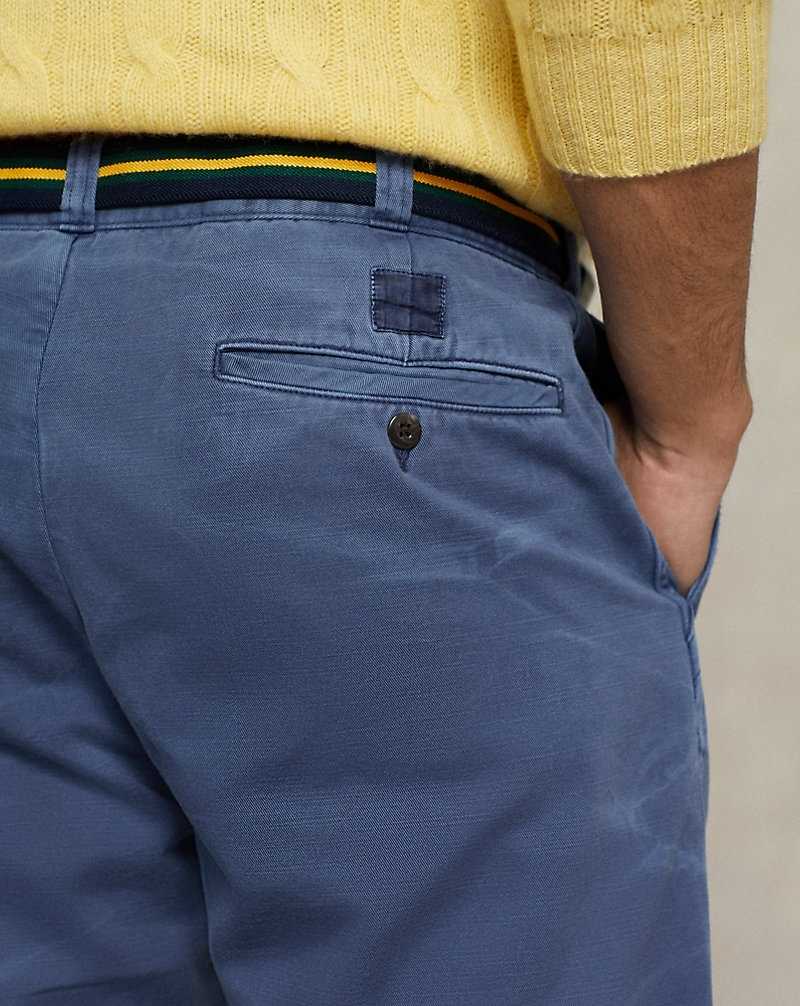 Pantalones Ralph Lauren Salinger Straight Fit Chino Hombre Azul Rey | KNVEAUY-61 - vista 5
