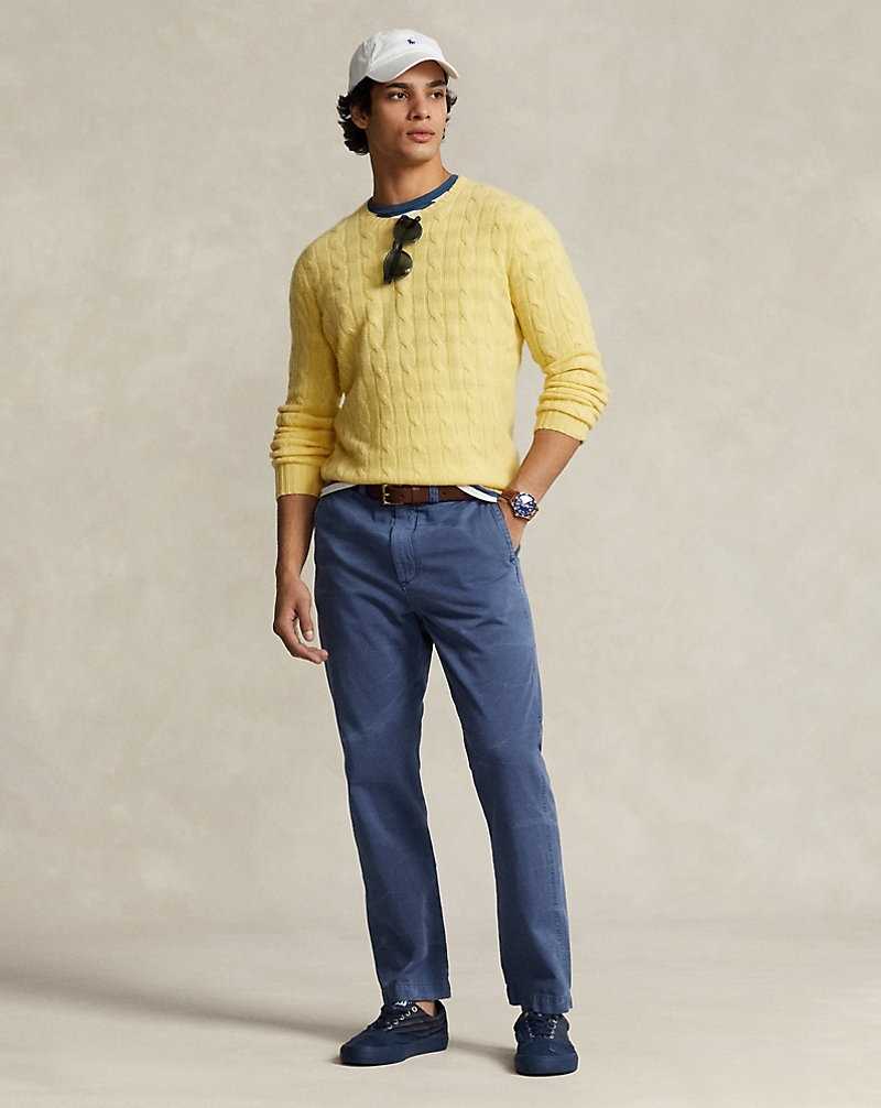 Pantalones Ralph Lauren Salinger Straight Fit Chino Hombre Azul Rey | KNVEAUY-61 - vista 1