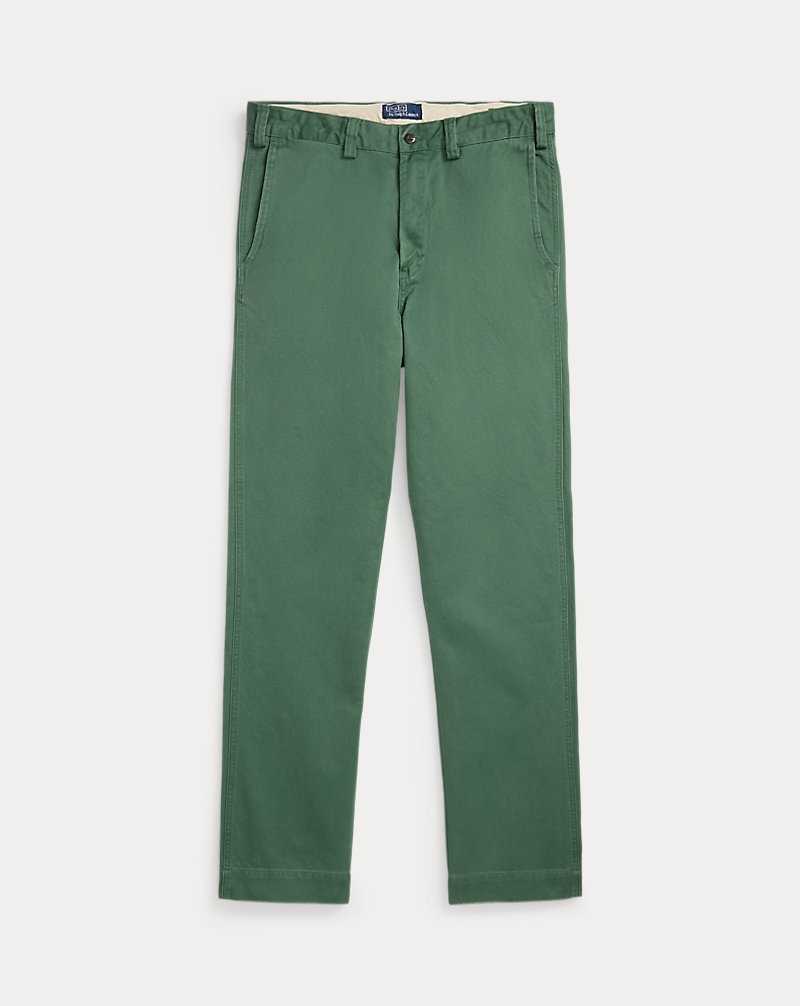 Pantalones Ralph Lauren Salinger Straight Fit Chino Hombre Washed Forest | SRDNBZI-93 - vista 2