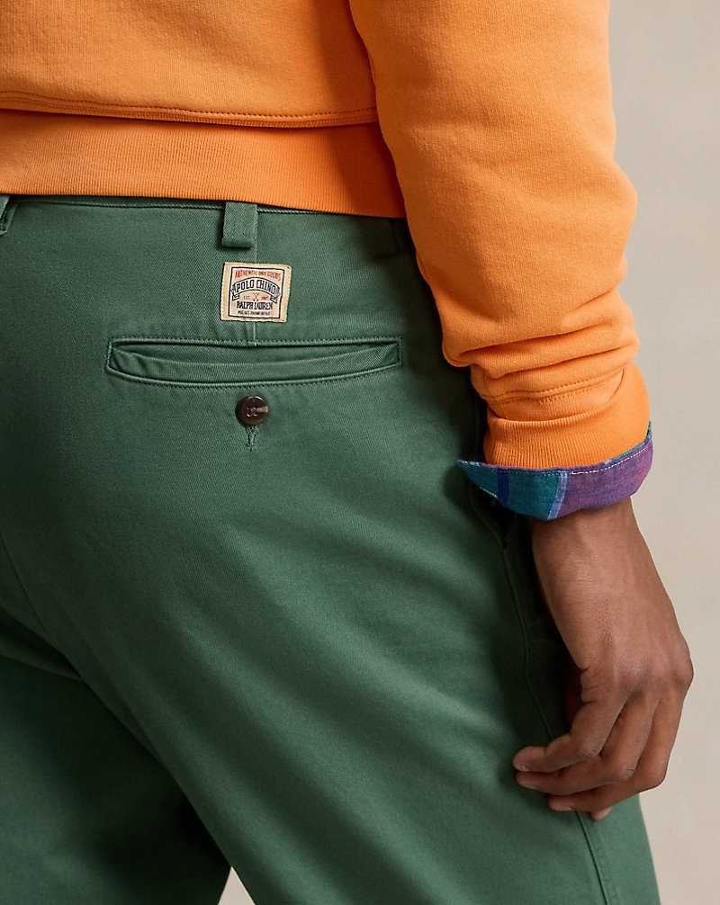 Pantalones Ralph Lauren Salinger Straight Fit Chino Hombre Washed Forest | SRDNBZI-93 - vista 5