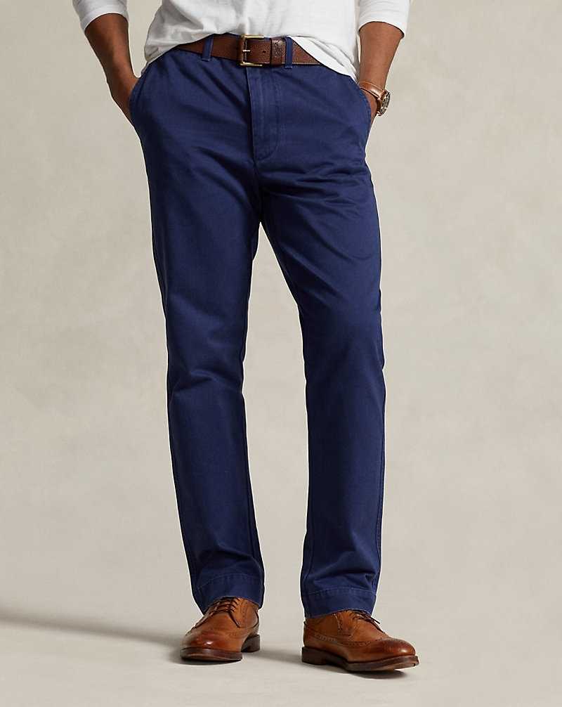 Pantalones Ralph Lauren Salinger Straight Fit Chino Hombre Azul Marino | GYFLPRE-26 - vista 3