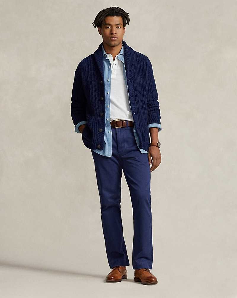 Pantalones Ralph Lauren Salinger Straight Fit Chino Hombre Azul Marino | GYFLPRE-26 - vista 1