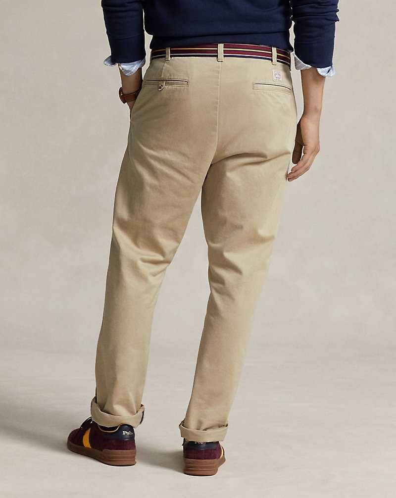 Pantalones Ralph Lauren Salinger Straight Fit Chino Hombre Kaki | URFQTIL-35 - vista 4