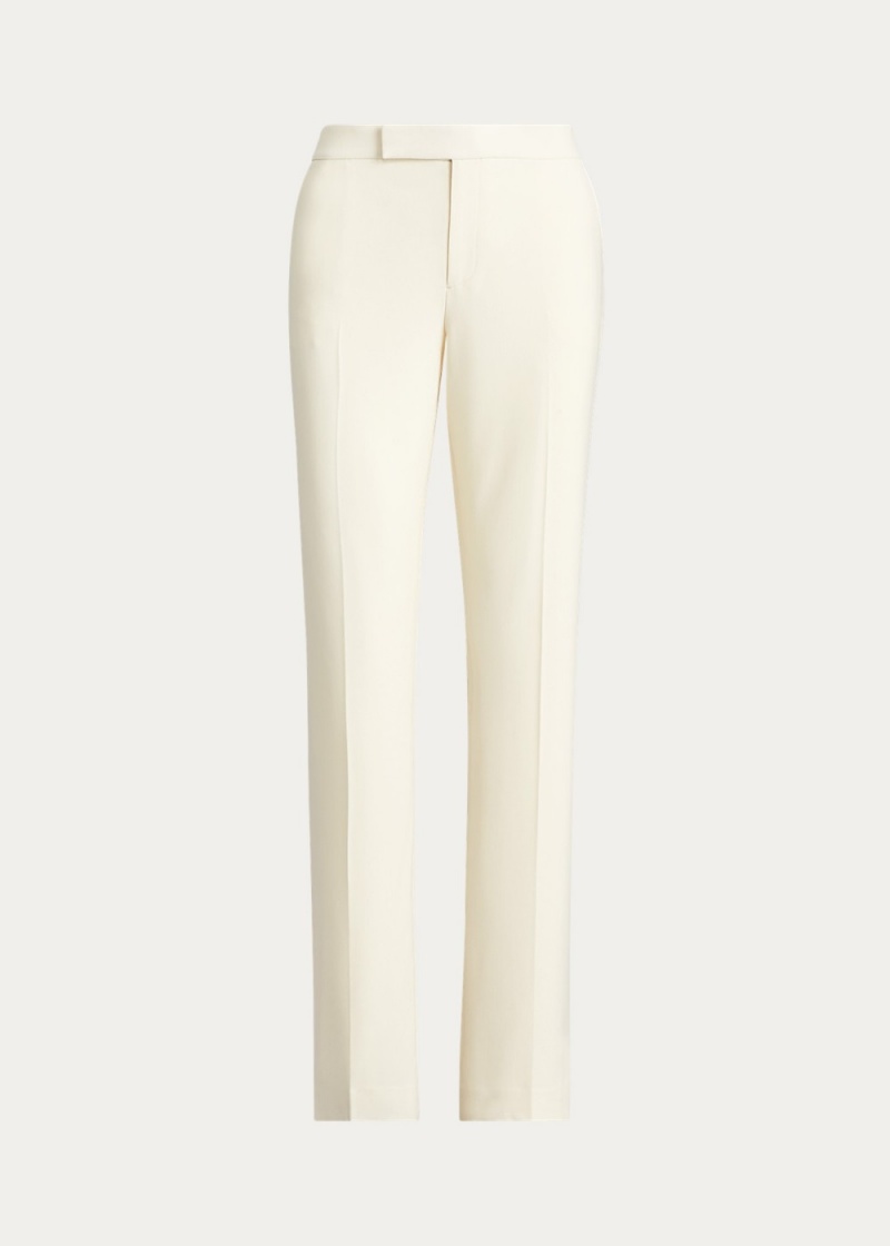 Pantalones Seth Lana Crepe Pant Mujer Creme | LGXK64957 - vista 2