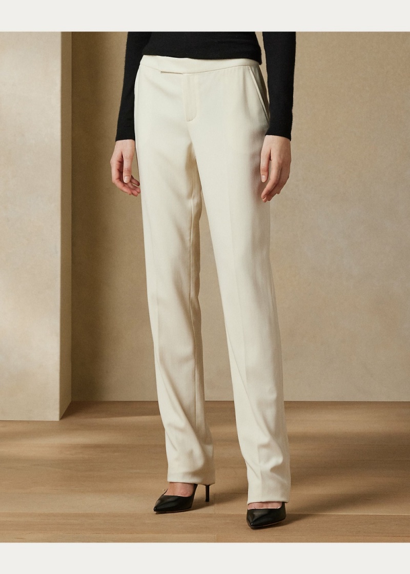 Pantalones Seth Lana Crepe Pant Mujer Creme | LGXK64957 - vista 3