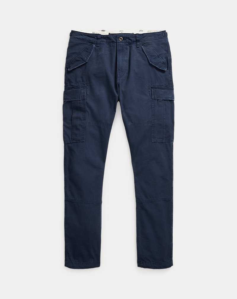 Pantalones Ralph Lauren Slim Fit Canvas Cargo Pants Hombre Azul Marino | FTSJOHL-53 - vista 2