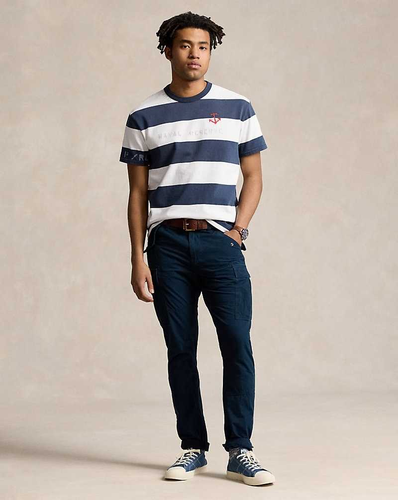 Pantalones Ralph Lauren Slim Fit Canvas Cargo Pants Hombre Azul Marino | FTSJOHL-53 - vista 1