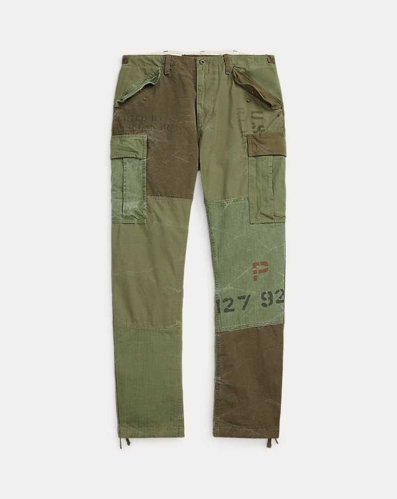 Pantalones Ralph Lauren Slim Fit Patchwork Cargo Hombre Verde Oliva | VWAQFMB-59 - vista 2