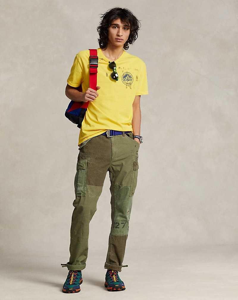 Pantalones Ralph Lauren Slim Fit Patchwork Cargo Hombre Verde Oliva | VWAQFMB-59 - vista 1