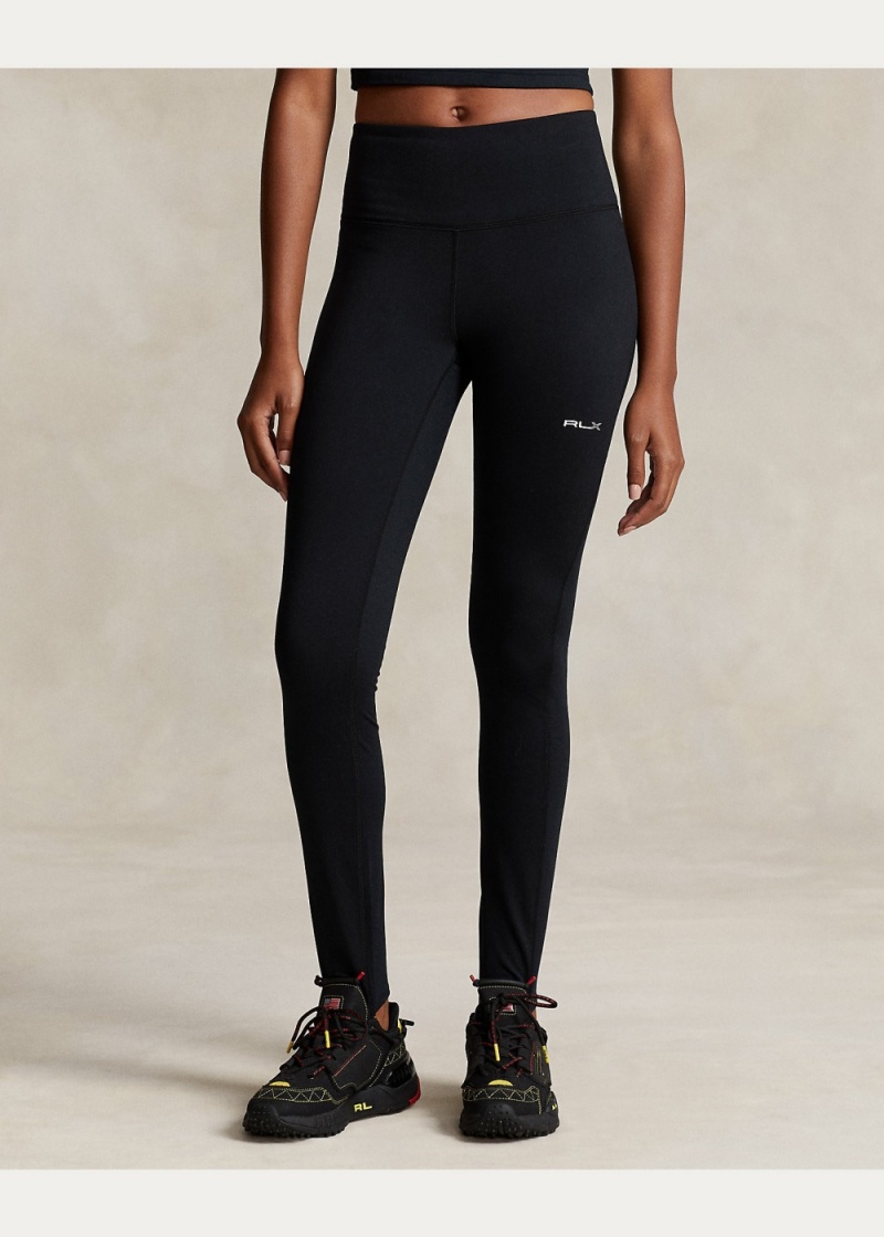 Pantalones Stirrup Stretch Legging Mujer Negros | RPJQ58014 - vista 4