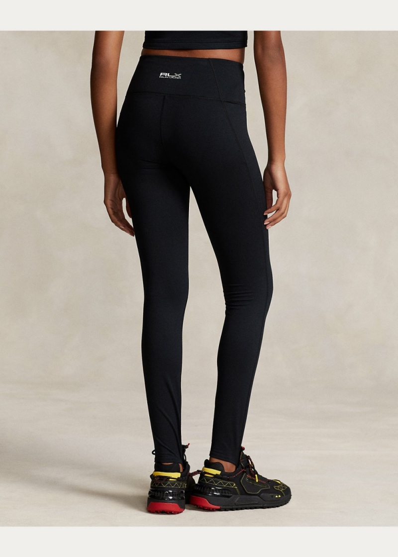 Pantalones Stirrup Stretch Legging Mujer Negros | RPJQ58014 - vista 5