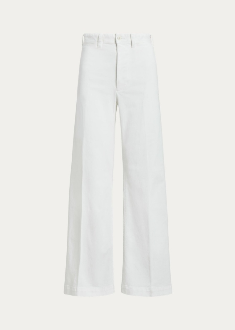 Pantalones Stretch Chino Sailor Mujer Creme | MJNE14593 - vista 3