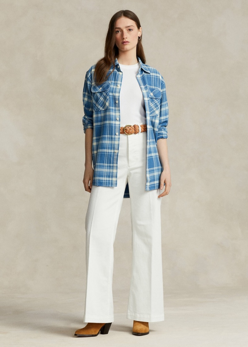 Pantalones Stretch Chino Sailor Mujer Creme | MJNE14593 - vista 1