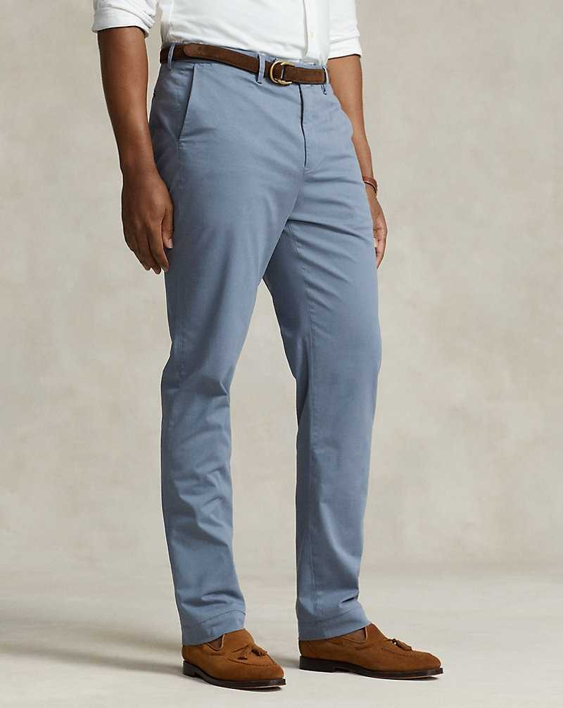 Pantalones Ralph Lauren Stretch Classic Fit Chino Hombre Azules | WNLIXFT-57 - vista 3
