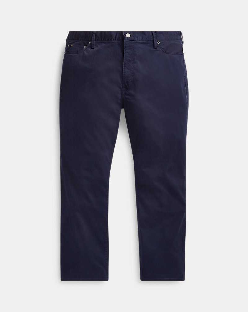 Pantalones Ralph Lauren Stretch Classic Fit Sateen Hombre Azul Marino | ENPMIQZ-32 - vista 2