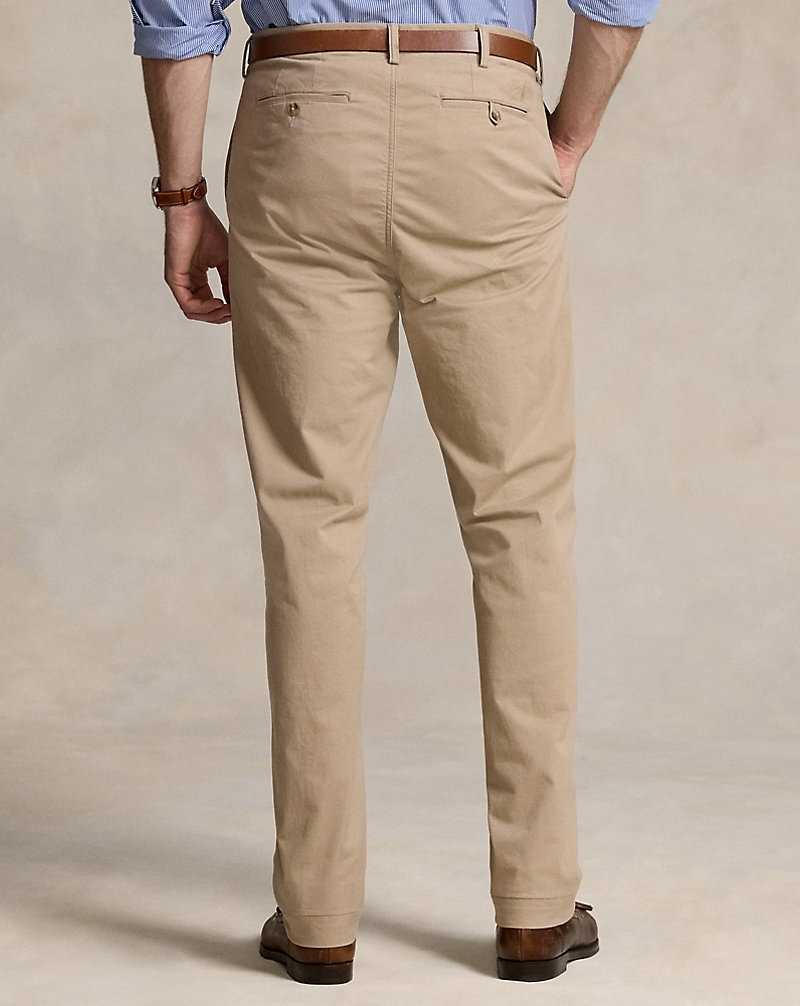 Pantalones Ralph Lauren Stretch Classic Fit Chino Hombre Kaki | XDTGOYU-17 - vista 4