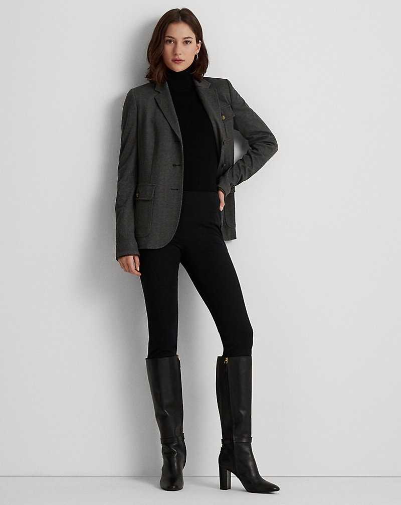 Pantalones Ralph Lauren Stretch Cotton Skinny Mujer Negros | DQJNART-34 - vista 1