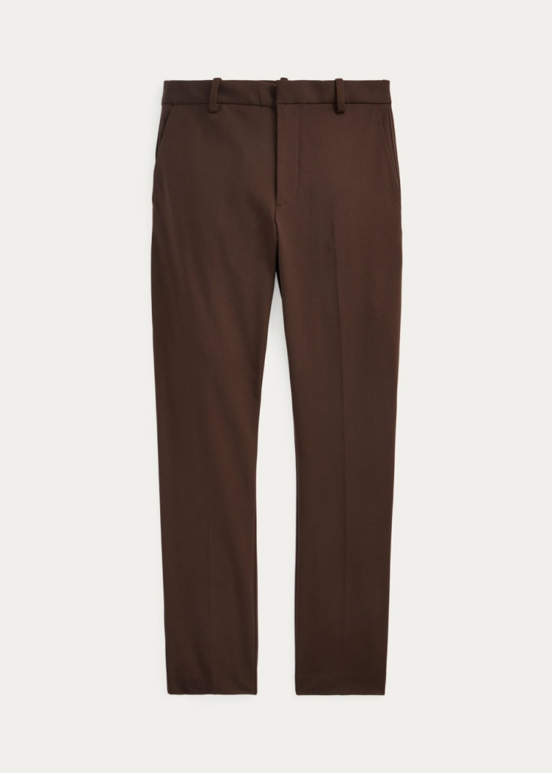 Pantalones Stretch Flaco Algodon-Blend Mujer Marrom | FERB26715 - vista 2