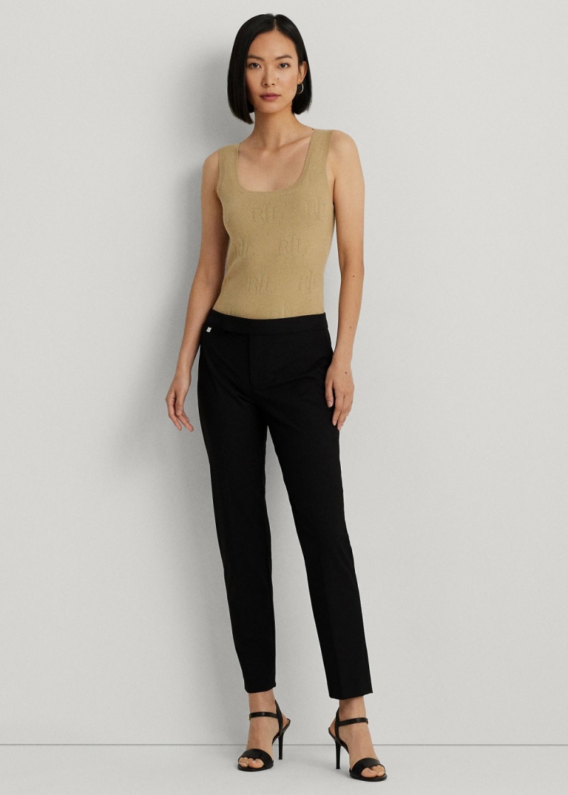 Pantalones Stretch Flaco Mujer Negros | CJMO18396 - vista 1