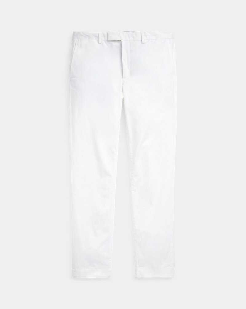 Pantalones Ralph Lauren Stretch Slim Fit Chino Hombre Blancos | TOLFHBQ-78 - vista 2