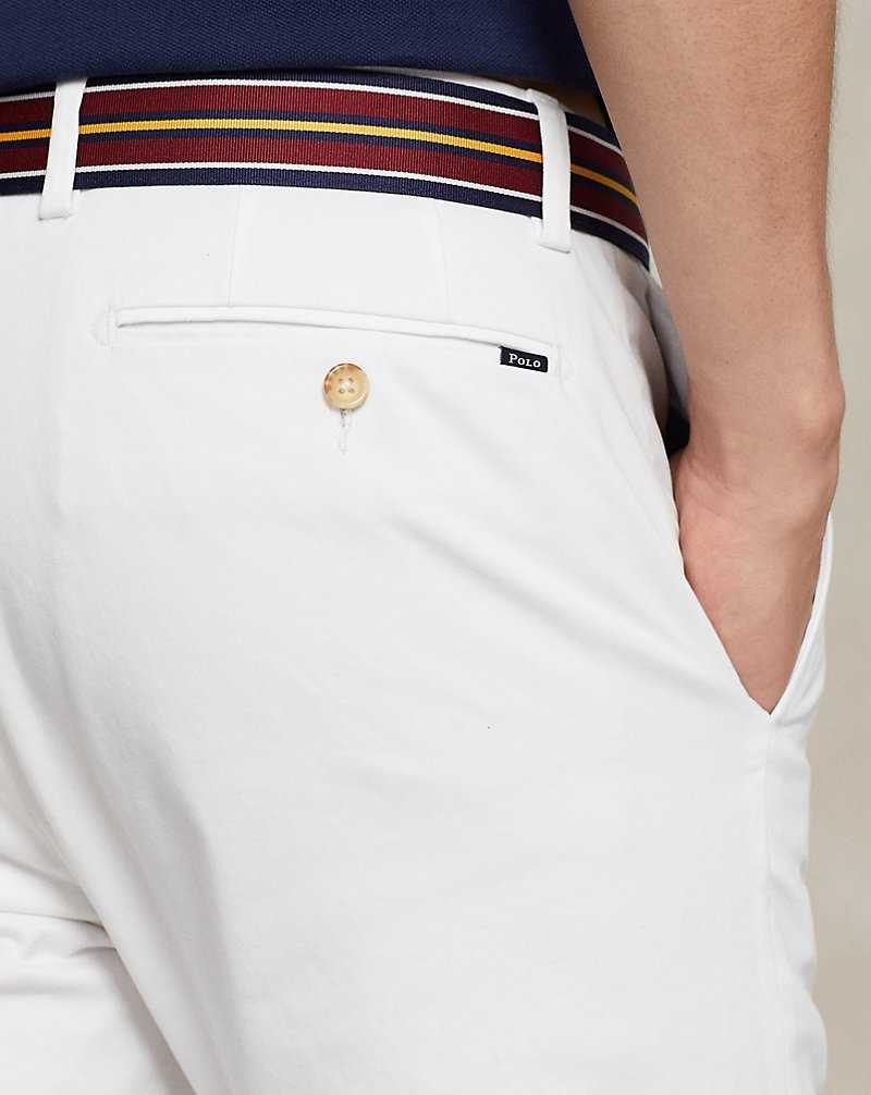 Pantalones Ralph Lauren Stretch Slim Fit Chino Hombre Blancos | TOLFHBQ-78 - vista 5