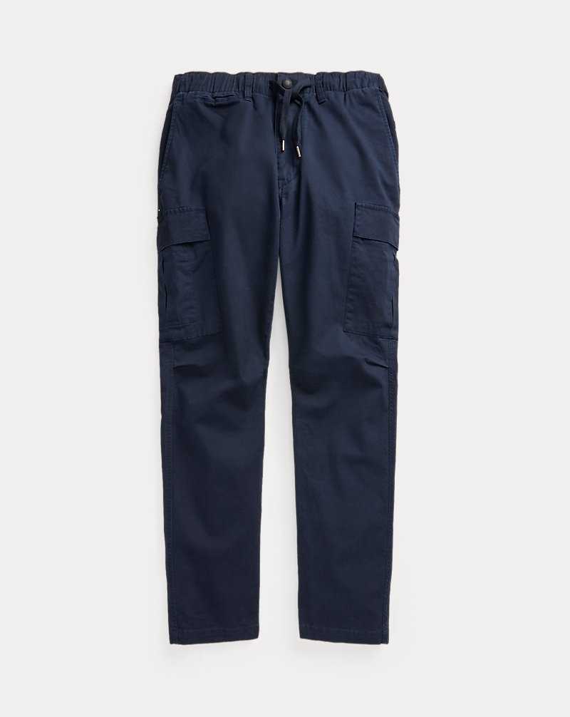 Pantalones Ralph Lauren Stretch Slim Fit Twill Cargo Hombre Azul Marino | GMZHQJA-79 - vista 2